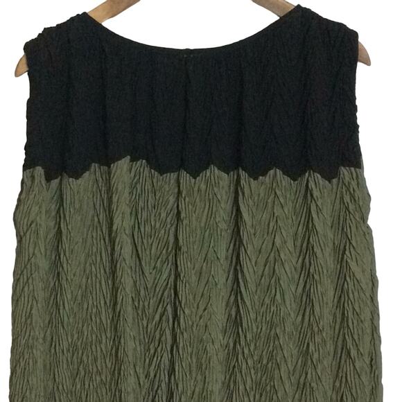 Timeless Naeem Khan Color Block Sleeveless Tunic - Picture 3 of 10